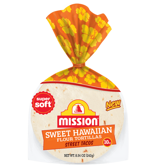 Mission Street Tacos Sweet Hawaiian Flour Tortillas - 4.5", 8.54 Oz , 10 Count