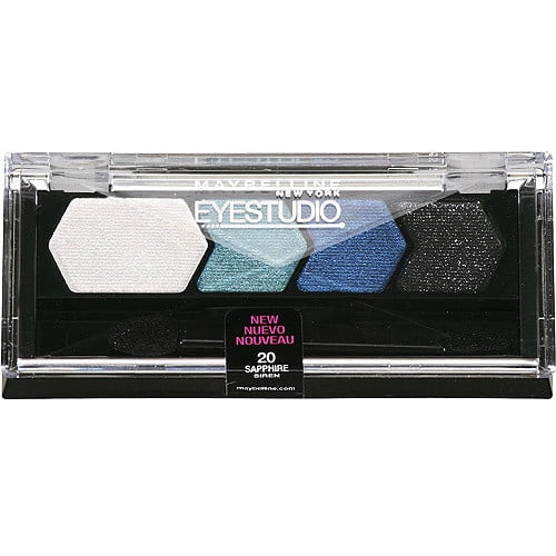Maybelline Eyestudio Color Plush Silk Eye Shadow Quad Palette, Sapphire Siren