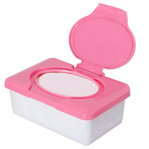 Walmeck Tissue Case Baby Wipes Napkin Storage Box Holder Container For 80pcs Papers