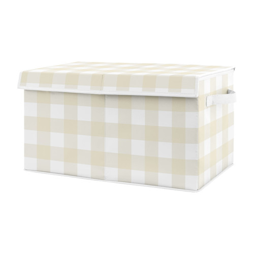 Woodland Buffalo Check Storage Fabric Toy Box By Sweet Jojo Designs