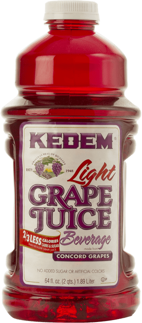 Kedem Light Grape Juice 64 Oz (pack Of 2)