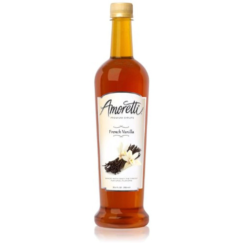 Amoretti Premium Syrup, French Vanilla, 25.4 Ounce