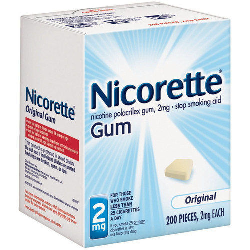 Scs Nicorette 2mg Original Gum - 200 Pieces