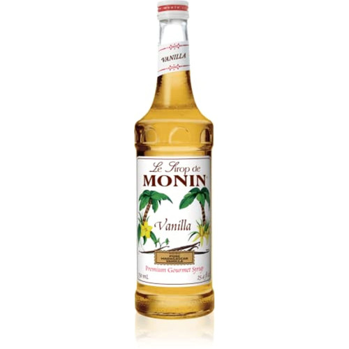 Monin - French Vanilla Syrup, Versatile Flavor, Natural Flavors, Great For Coffees, Cocktails, Shakes, And Kids Drinks, Vegan, Non-gmo (750 Ml)