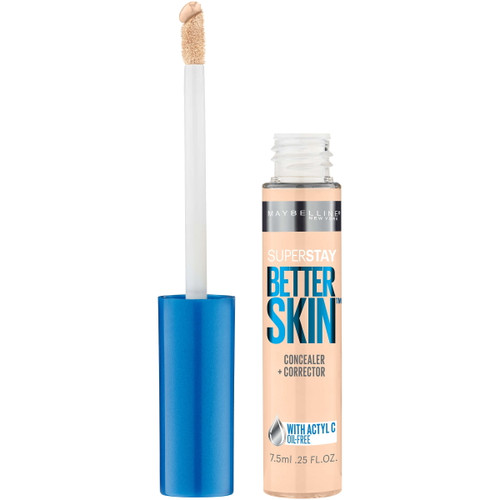 Maybelline New York Super Stay Better Skin Concealer + Corrector, Ivory