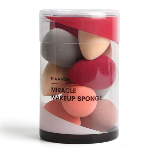 10 Pcs Makeup Sponge Makeup Sponges Blender Set Beauty Cosmetic Foundation Blending Applicator Puff Flawless For Liquid Cream Powder