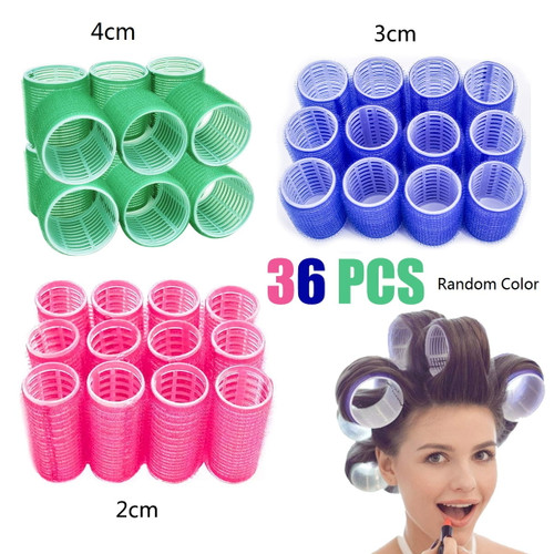 Jumbo Hair Curlers Rollers,36pcs Big Hair Rollers Set For Long Medium Short Thick Fine Thin Hair Bangs Volume
