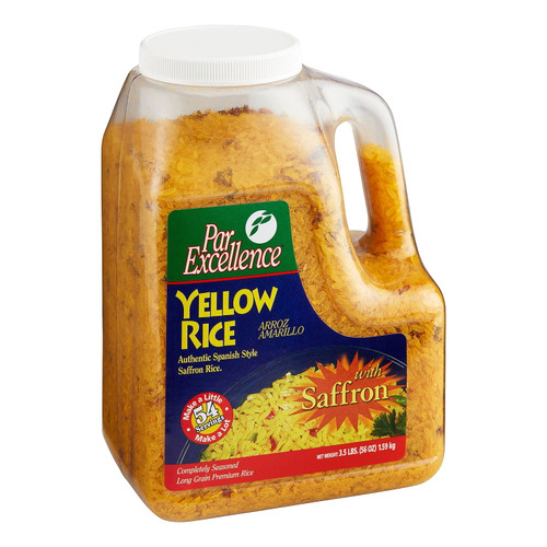 Producers Par Excellence Premium Yellow Rice, Saffron, 3.5 Lbs
