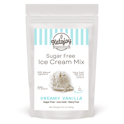 Ketobakes Joy Ice Cream Mix - Dreamy Vanilla | 1g Net Carb