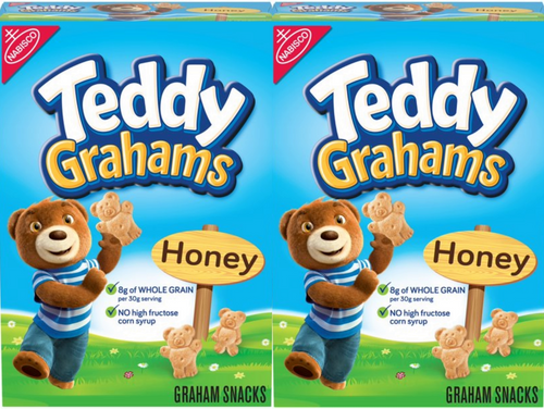 Teddy Grahams Honey Graham Snacks, 10 Oz 2- Pack!!