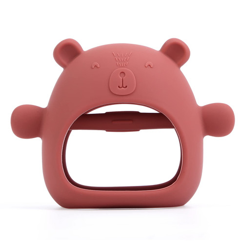 Never Drop Silicone Baby Teething Toy, Anti-dropping Baby Teether Silicone Baby Wrist Teether Soothing Pacifier For Infants, 3 + Months Babies, Toddlers