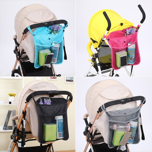 Spring Park Baby Stroller Pram Pushchair Mesh Bag Hanging Organizer Storage Pouch Organizer