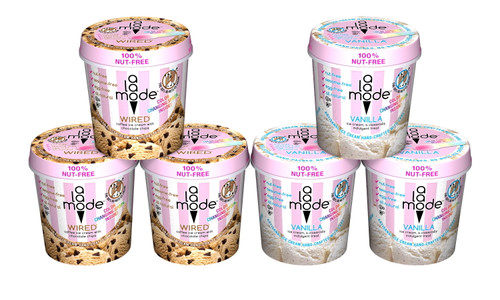A La Mode 6ct, 16 Oz - Wired & Vanilla Ice Cream