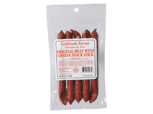 Gold Rush Farms Original Meat & Cheese Snack Sticks, 8 Oz. Packet