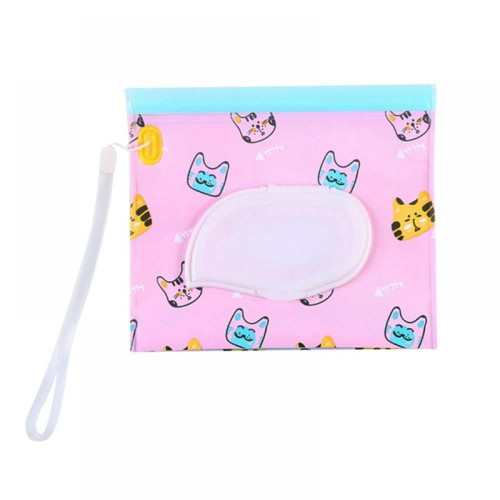 Portable Refillable Wet Wipe Container, Reusable Portable Wet Wipe Pouch, Wipe Dispenser Container, Baby Travel Wet Wipe Holder