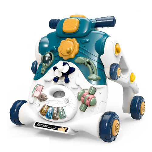 3 In 1 Baby Walker Stable Triangles Structure Not Roll Over Non Slip Detachable Early Education Scooter New