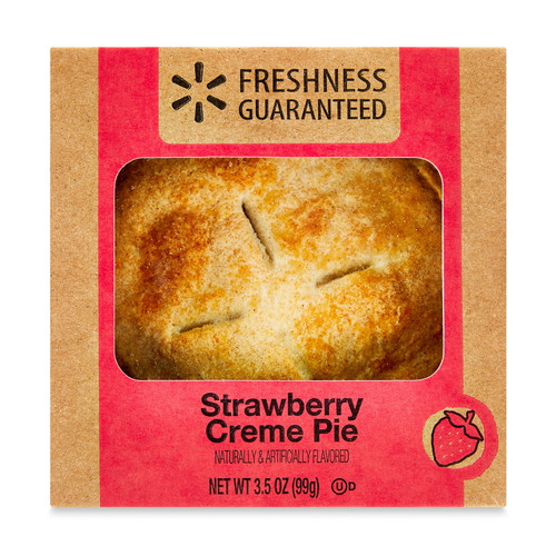Freshness Guaranteed Mini Baked Strawberry Flavored Creme Pie 4 Inch