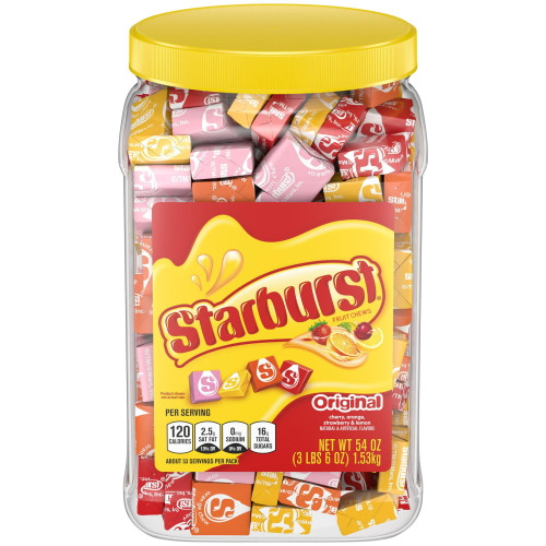Product Of Starburst Original Fruit Chew Candy Jar 54 Oz.