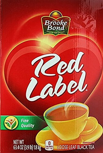 Brook Bond Red Label Fine Quality Orange Pekoe Loose Leaf Black Tea (63.4 Oz / 1800 G)