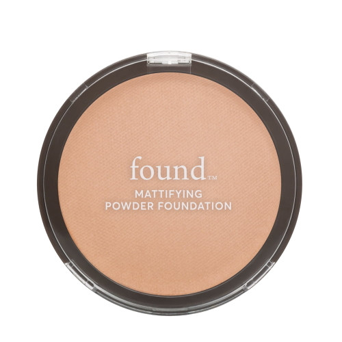 Found Mattifying Powder Foundation With Rosemary, 150 Golden Medium, 0.28 Fl Oz