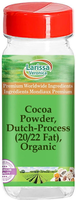 Larissa Veronica Cocoa Powder, Dutch-process (20/22 Fat), Organic, (1 Oz, 1-pack, Zin: 526560)