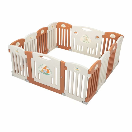 14 Panel Baby Playpen Safety Play Yard Home Indoor Outdoor