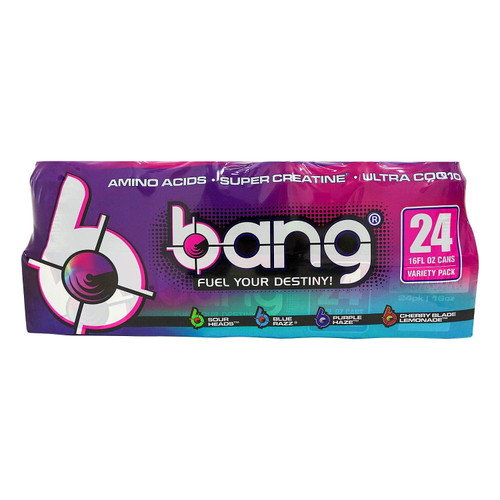 Bang Energy Drink, Variety Pack, 16 Oz, 24 Ct