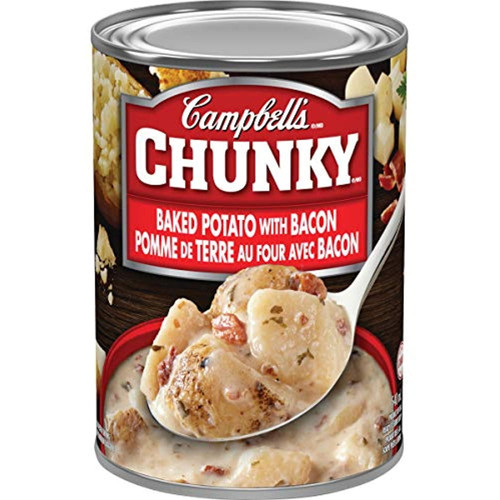 Campbells Chunky Soup, Baked Potato With Bacon, 540ml 18.25oz {canadian}