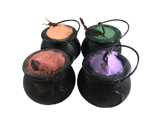 Halloween Bath Bombs Gift Set Witches Brew Cauldrons Fizzy And Bubble 7 Oz/each Bath Bombs With Surprise Scary Toys Inside For Kids! Halloween Gift!