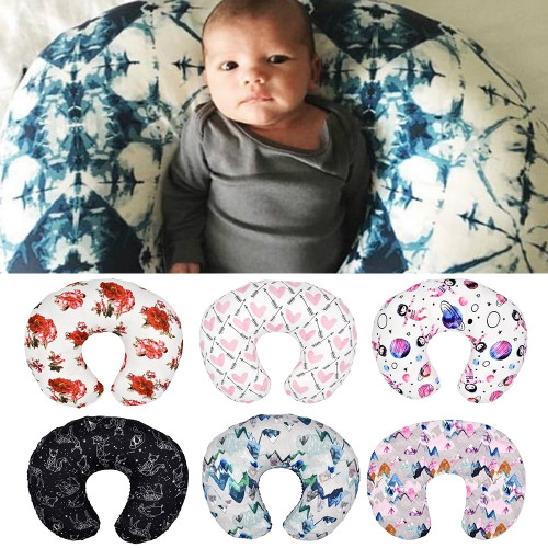 D-groee U-shape Nursing Pillow Cover For Breastfeeding Flower Nursing Pillow Cover Case For Maternity Baby Breast Feeding