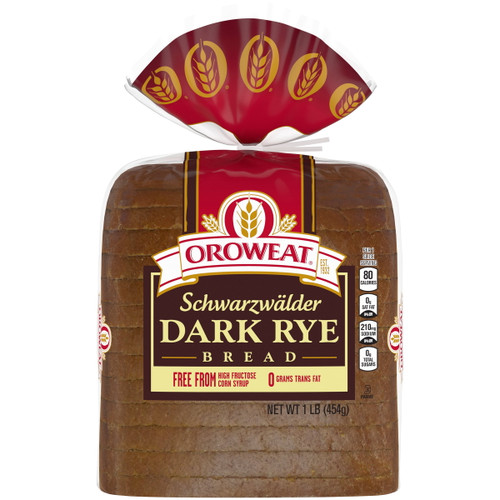 Oroweat Schwarzwalder Dark Rye Bread, 16 Oz