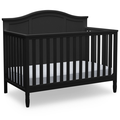 Delta Children Madrid 5-in-1 Baby Crib, Black