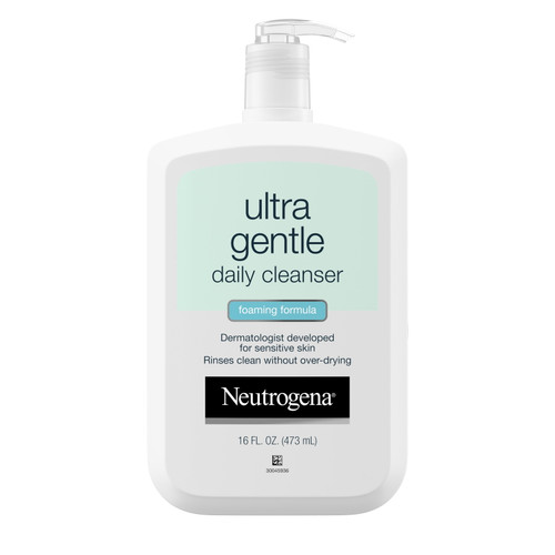 Neutrogena Ultra Gentle Daily Foaming Facial Cleanser, 16 Fl. Oz