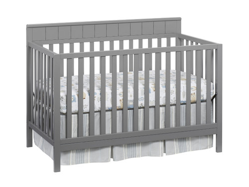 Oxford Baby Logan 4-in-1 Convertible Crib, Dove Gray