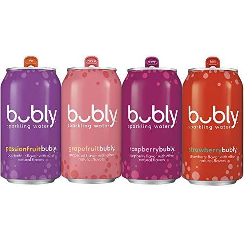 Bubly Sparkling Water, Perfect Punch Variety Pack, 12 Fl Oz Cans (pack Of 18)