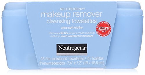 3 Pack - Neutrogena Makeup Remover Cleansing Towelettes 25 Count Each