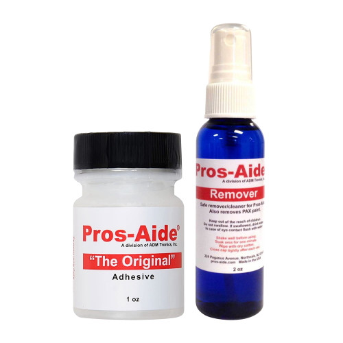 Pros-aide The Original Adhesive 1 Oz, With Remover Spray 2 Oz, Set