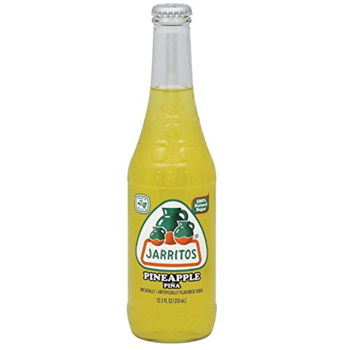 Jarritos Soda, Pineapple, Bottle, 12.50-ounce (pack Of 24)