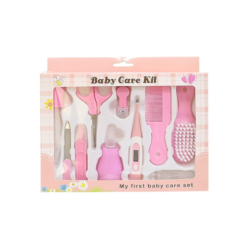 Ibaste Ten-piece Set Baby Nail Clipper Set Baby Health Care Set Kid Grooming Kit