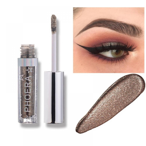 Liquid Glitter Eyeshadow, Long Lasting Waterproof Shining Shimmer Eye Shadow Metallic Pigments Sparkling Eye Shadow Eyeliners (a104)