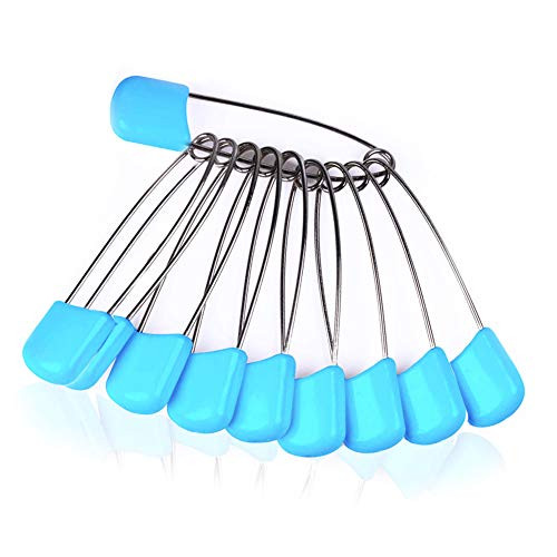 Cloth Diaper Pins Stainless Steel Traditional Safety Pin (blue)