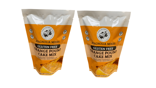 Magnolia Mixes Gluten-free Orange Pound Cake Mix - 14 Ounces Each (pack Of 2)