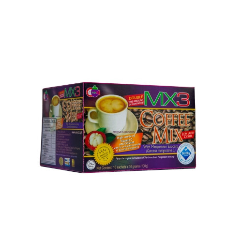 Mx3 Mangosteen Coffee Original Flavor (1 Box - 10 Sachets)