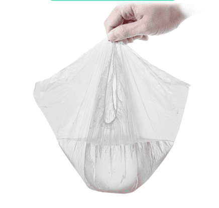 100 Pack Portable Travel Universal Potty Chair Liners With Drawstring Training Toilet Seat Potty Bags Cleaning Bag For Kids Toddlers Adults Pets Outdoors