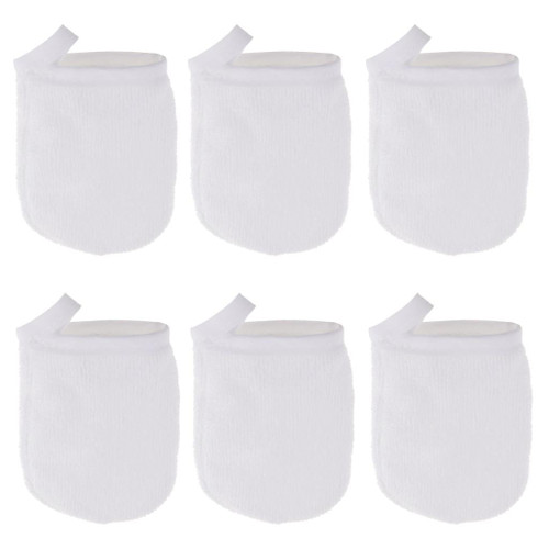 6x Reusable Microfiber Facial Cloth Face Towel Makeup Remover Cleaning Glove