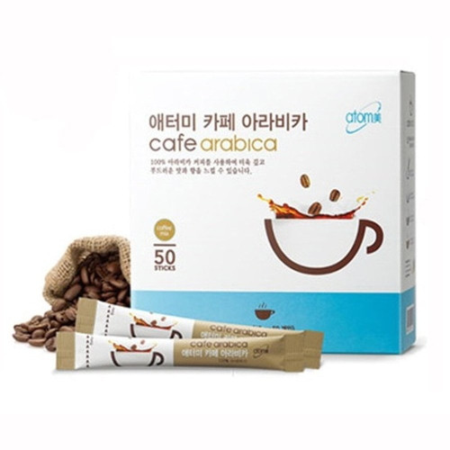 Atomy Cafe Arabica Instant Coffee, 0.42 Oz. Sticks (pack Of 50)