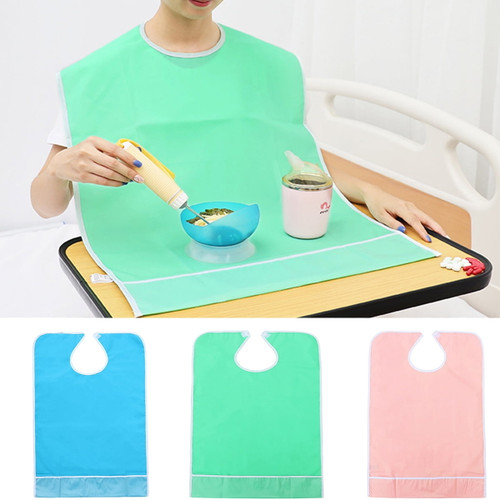 Travelwant Premium Adult Bibs - Bibs For Adults Men, Women; Eating Cloth For Elderly Seniors And Disabled, Adjustable, Terry Bib Clothing Protectors, Machine Washable