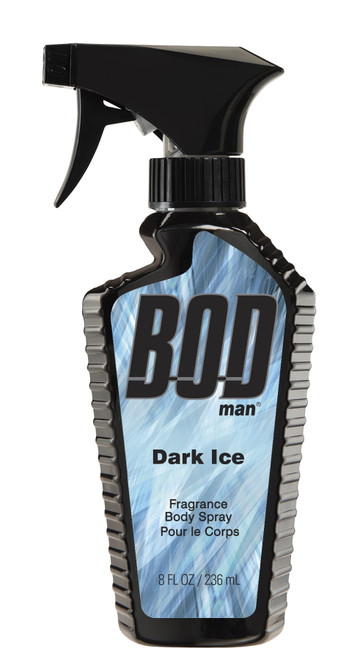 Bod Man Fragrance Body Spray, Dark Ice, 8 Fl Oz