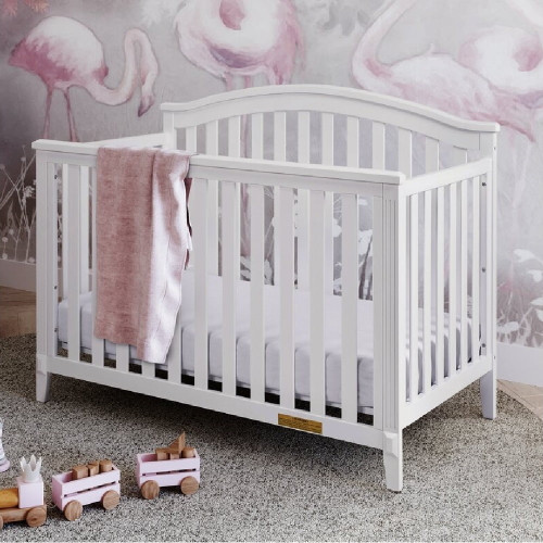 Afg Baby Furniture Kali Ii 4-in-1 Convertible Crib White