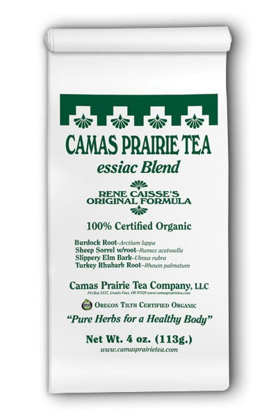 Camas Prairie Tea Organic (rene Caisse's Original Formula) Trout Lake Farm Organic Herbs 4 Oz Tea